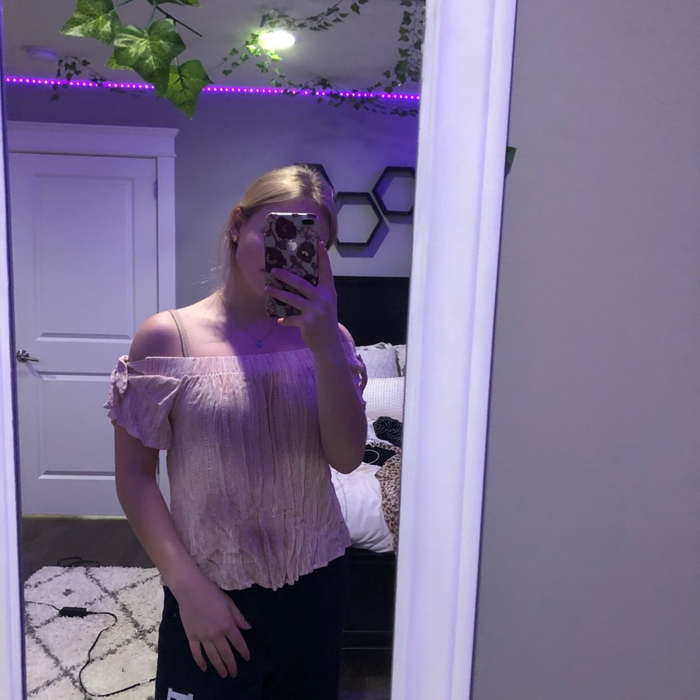 Off the shoulder shirt